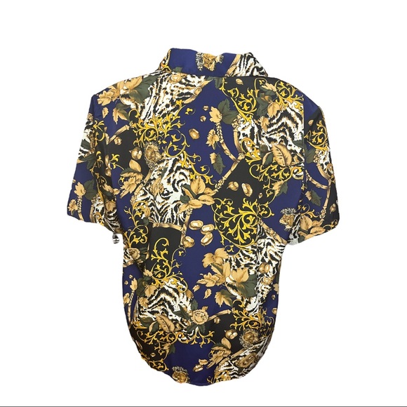 Hill & Archer Mixed Colours Blouse Size:14 SKU:HillA - Picture 3 of 6